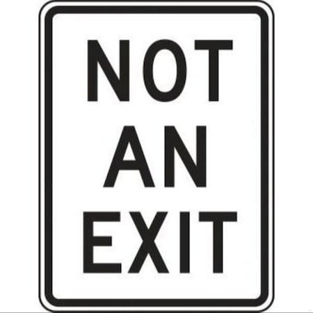 Accuform FACILITY TRAFFIC SIGN NOT AN FRR238HP FRR238HP